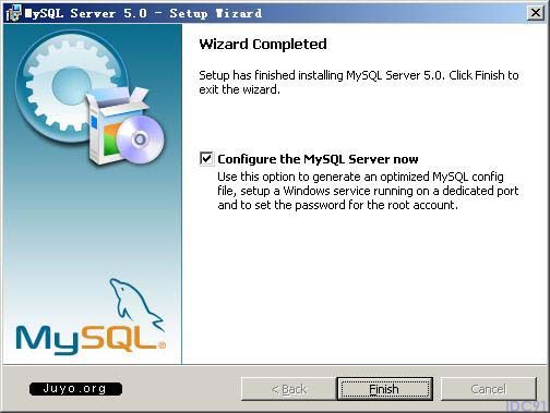 MySQL5安装图解九